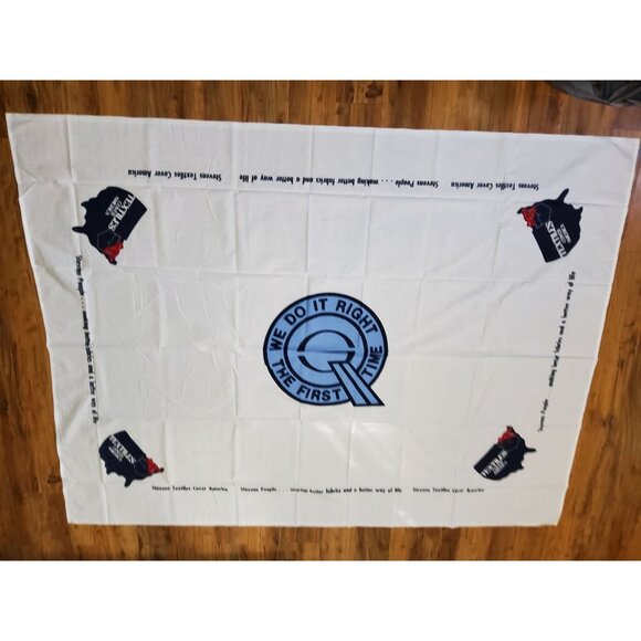 vintage 1980s nos j.p. stevens "we do it right the first time" full sheet - Picture 6 of 6